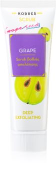 Korres Grape scrub di pulizia profonda