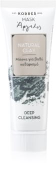 Korres Natural Clay дълбоко почистваща маска