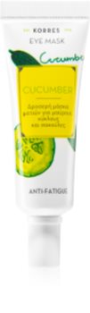 Korres Cucumber maschera occhi contro gonfiori e occhiaie
