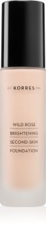 Korres Wild Rose освітлюючий тональний крем SPF 15