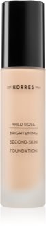 Korres Wild Rose fond de tein illuminateur pour un look naturel SPF 15
