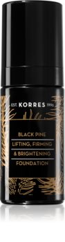 Korres Black Pine fond de ten lichid iluminator cu efect de întărire