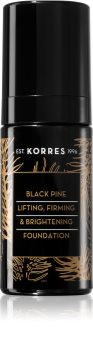 Korres Black Pine озаряващ течен фон дьо тен със стягащ ефект