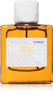 korres vanilla freesia lychee eau de toilette