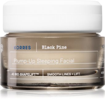 Korres Black Pine noční liftingový krém