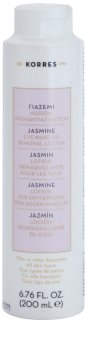 Korres Jasmine мляко за почистване на грим за околоочната област