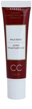 Korres Wild Rose CC crème illuminatrice SPF 30
