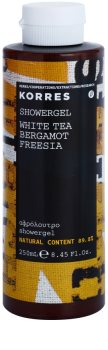 Korres White Tea, Bergamot & Freesia gel za prhanje uniseks