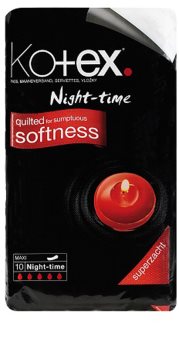 Kotex Night-time санитарни кърпи