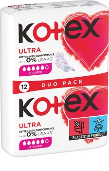 Kotex Ultra Comfort Super terveyssiteet
