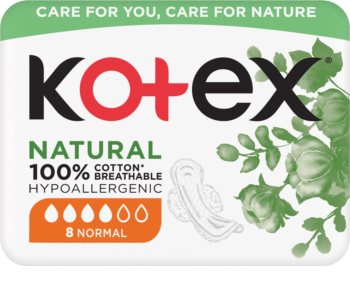 Kotex Natural Normal terveyssiteet