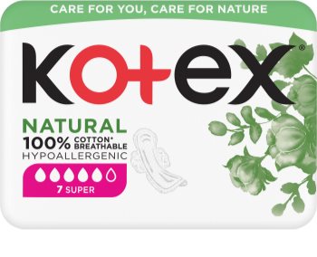 Kotex Natural Super serviettes hygiéniques