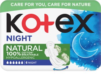 Kotex Natural Night serviettes hygiéniques