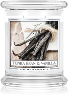 Kringle Candle Tonka Bean & Vanilla vonná sviečka