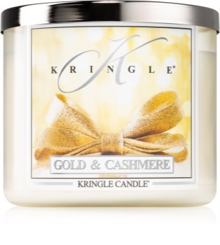 Kringle Candle Gold & Cashmere vela perfumada
