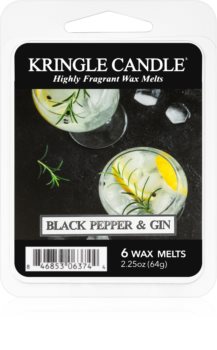 Kringle Candle Black Pepper & Gin cera derretida aromatizante
