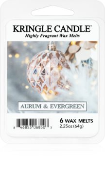 Kringle Candle Aurum & Evergreen duftwachs für aromalampe