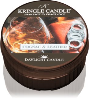 Kringle Candle Brandy & Leather čajová sviečka