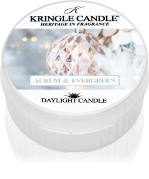 Kringle Candle Aurum & Evergreen fyrfadslys