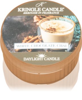 Kringle Candle White Chocolate Chai vela do chá