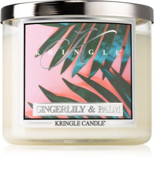 Kringle Candle Gingerlily & Palm vonná sviečka I.