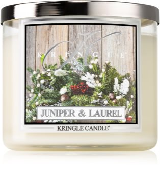 Kringle Candle Juniper & Laurel Duftkerze   I.