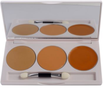 Kryolan Dermacolor Camouflage System paleta 3korektorů se zrcátkem a aplikátorem