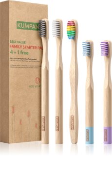 KUMPAN AS06 Bambus-Zahnbürste geschenkset