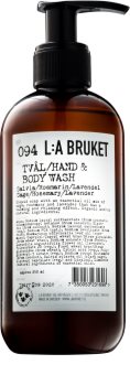 L:A Bruket Body υγρό σαπούνι με φασκόμηλο, δεντρολίβανο και λεβάντα για χέρια και σώμα