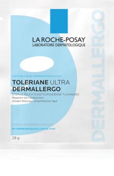 La Roche-Posay Toleriane Ultra Dermallergo maseczka płócienna o działaniu nawilżającym i łagodzącym dla cery wrażliwej