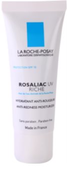 La Roche-Posay Rosaliac UV Riche výživný zklidňující krém pro citlivou pleť se sklonem ke zčervenání SPF 15