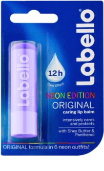 Labello Original Neon Edition intensives Feuchtigkeit spendendes Lippenbalsam mit Bambus Butter