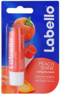 Labello Peach Shine bálsamo labial con color con olor a melocotón
