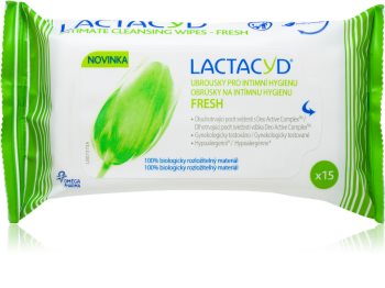 Lactacyd Fresh papírtörlők az intim higiéniához