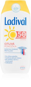 Ladival Sensitive napvédő tej érzékeny bőrre SPF 50+