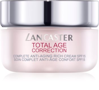 Lancaster Total Age Correction creme antirrugas nutritivo SPF 15