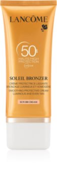 Lancôme Soleil Bronzer слънцезащитен крем за лице SPF 50