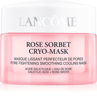 Lancôme Rose Sorbet Cryo-Mask revitalizační maska pro sametovou pleť a minimalizaci pórů