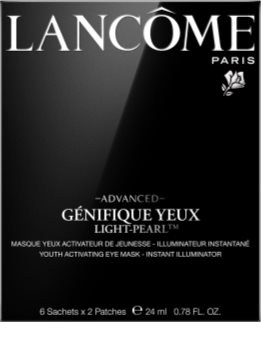Lancôme Génifique Advanced Yeux Light-Pearl™ oční maska ve formě náplasti pro omlazení pleti