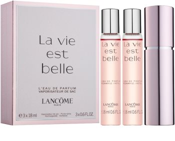 Lancôme La Vie Est Belle Eau de Parfum (1x vap.recarregável + 2 x recarga) para mulheres