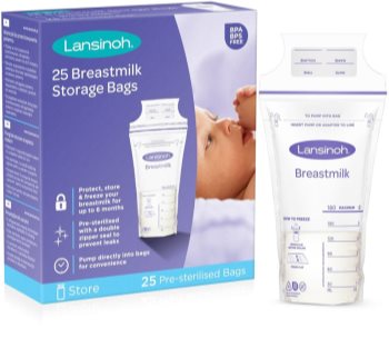 Lansinoh Breastfeeding sachet pour la conservation du lait maternel
