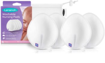 Lansinoh Breastfeeding coussinets d’allaitement lavables 4 pcs