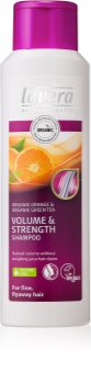 Lavera Volume & Strength šampón pre maximálny objem vlasov