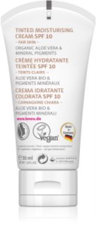 Lavera Basis Sensitiv crema hidratante con color SPF 10