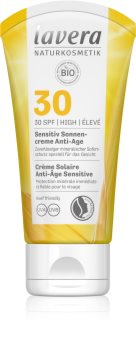 Lavera Sun Sensitiv Anti-Age apsaugos nuo saulės kremas SPF 30