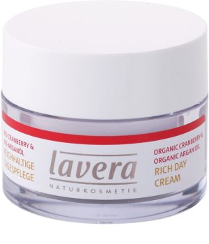 Lavera Faces Bio Cranberry and Argan Oil creme nutritivo anti-manchas de pigmentação