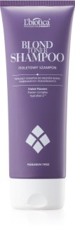 L’biotica Professional Therapy Blond shampoing tonifiant violet pour cheveux blonds
