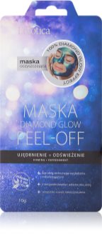 L’biotica Masks Diamond Glow slupovací pleťová maska se zpevňujícím účinkem