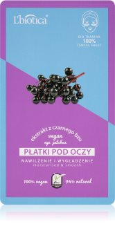 L’biotica Vegan Black Currant maska na oční okolí s hydratačním účinkem
