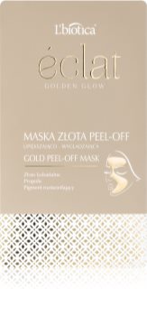 L’biotica Masks Golden Glow zlupovacia pleťová maska